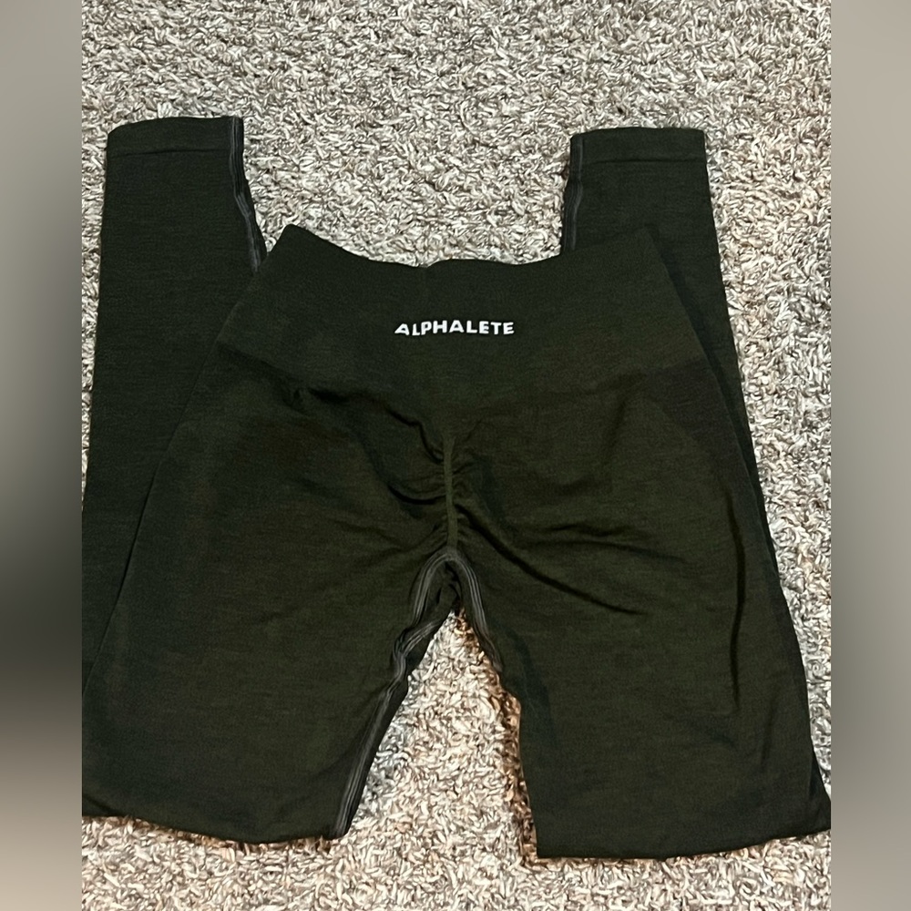 Alphalete amplify leggings Evergreen